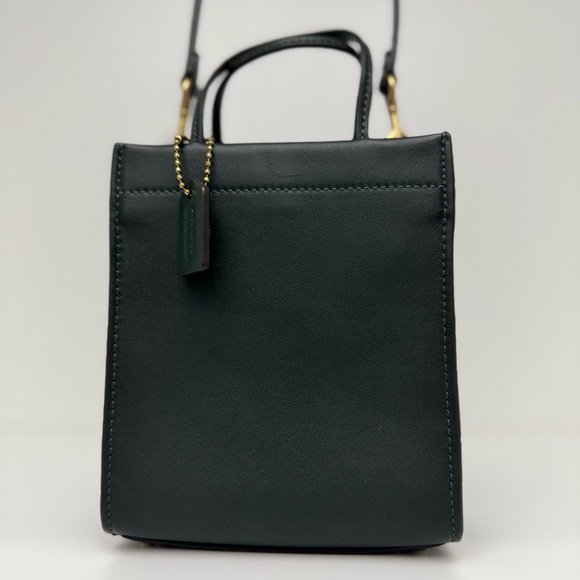 COACH Green Mini Cashin Tote - Picture 4 of 14